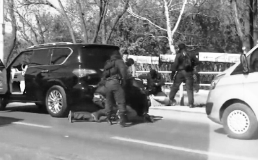 Момент задержания борца и активиста ОНФ в Самаре